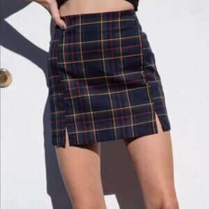 Brandy Melville Plaid Mini Skirt